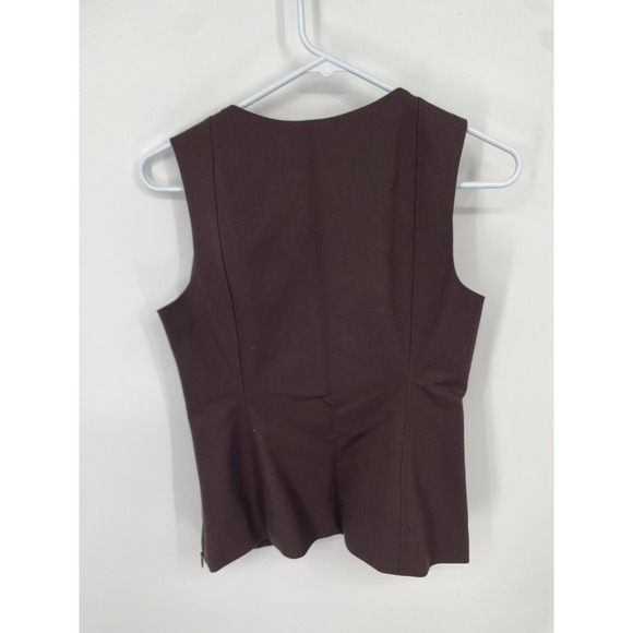 Abercrombie & Fitch Top Women's XS Brown Stretch Square Neck Sleeveless Boho NWT - Picture 2 of 12